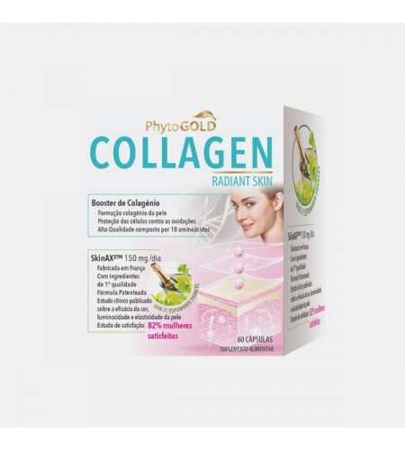 Collagen Radiant Skin - 60 Cápsulas - Phytogold